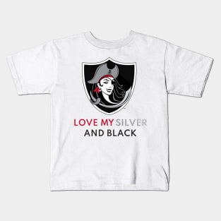 Love my silver and black Kids T-Shirt